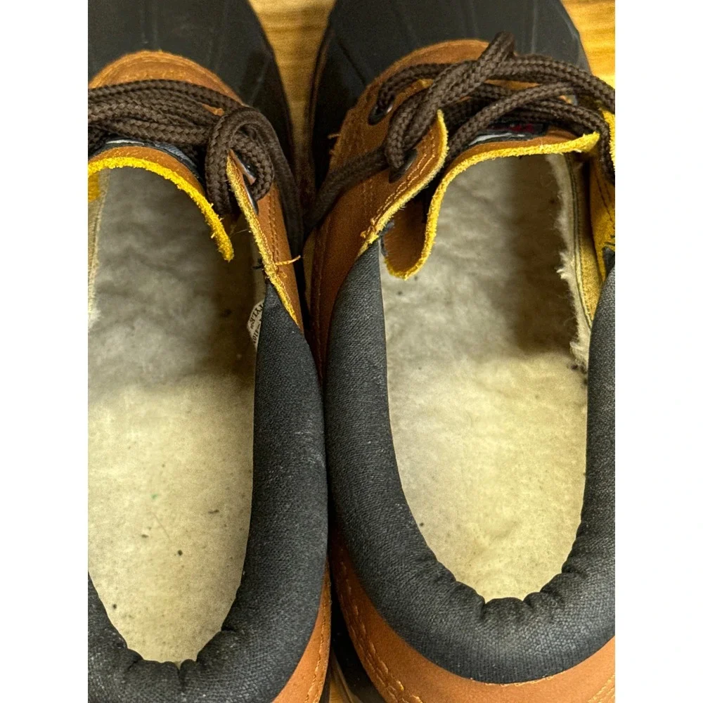 Igloo Thermo-Vie Insulated Duck Shoes Mens Size 12 Brown Black Waterproof